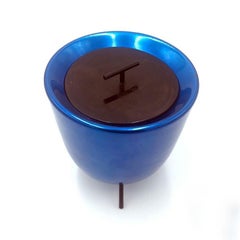 Italienischer Eiskübel aus Aluminium aus der Mitte des Jahrhunderts Mod. 510 von Munari für Tre A, 1955