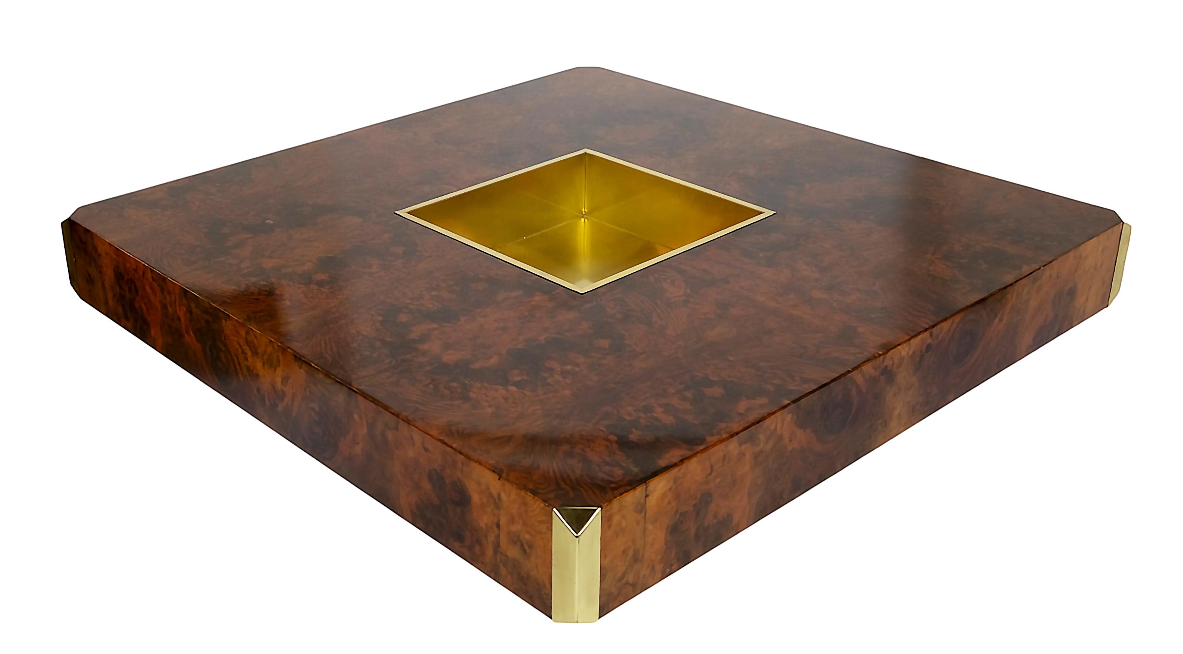 italien Table à cocktail ALVEO du milieu du siècle dernier, Willy Rizzo, circa 1970 en vente