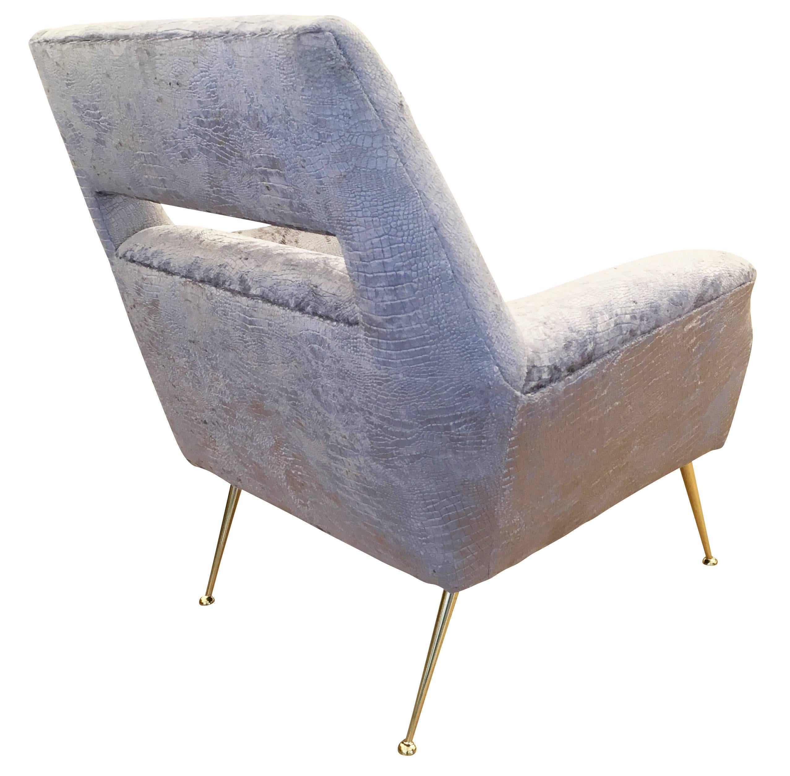 Mid-Century Modern Italian Midcentury Armchair in the Style of Gio Ponti