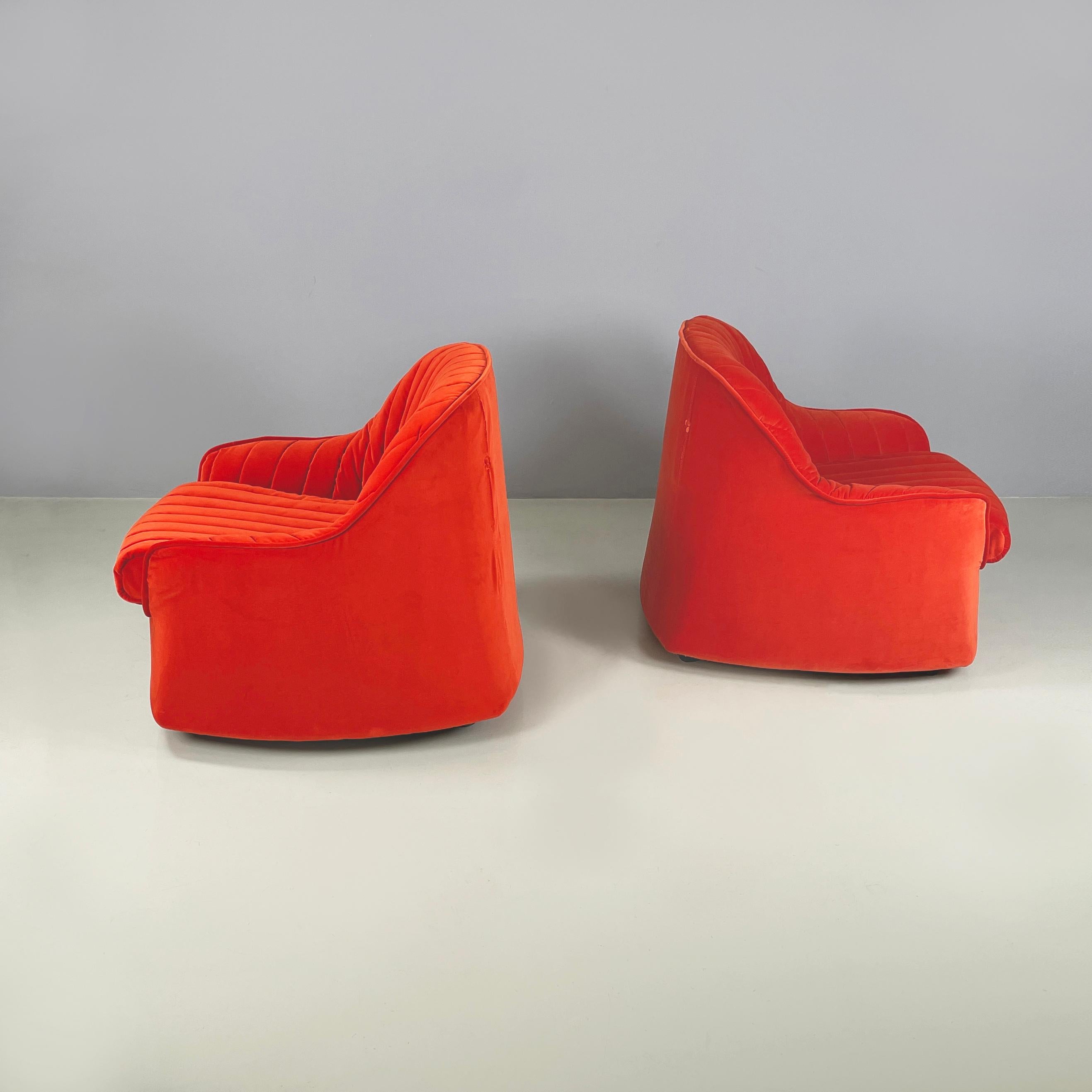 Mid-Century Modern Italian mid-century Armchairs Ciprea by Afra and Tobia Scarpa for Cassina, 1960s For Sale