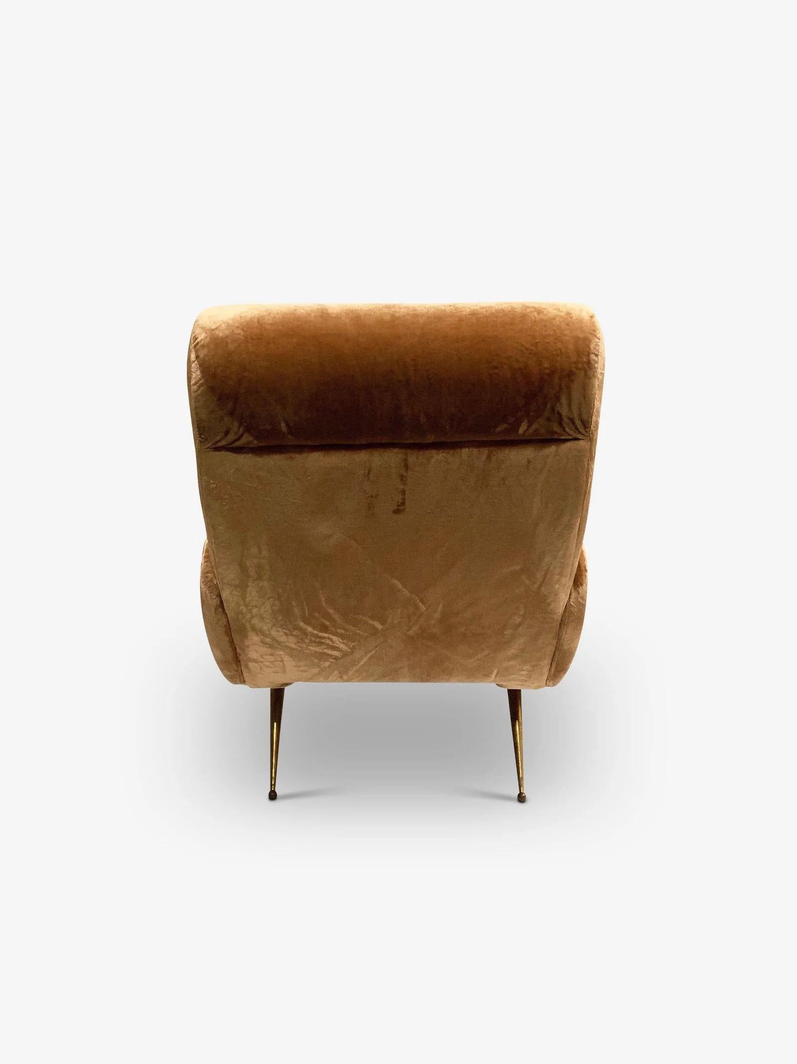 Italienische Sessel aus der Mitte des Jahrhunderts im Stil von Marco Zanuso im Angebot 2