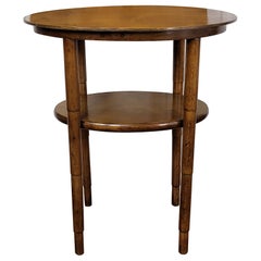 Italian Mid-Century Art Deco Tall Sofa Side Table End Table in Walnut Wood Italian Mid-Century Art Deco Tall Sofa Side Table End Table in Walnut Wood