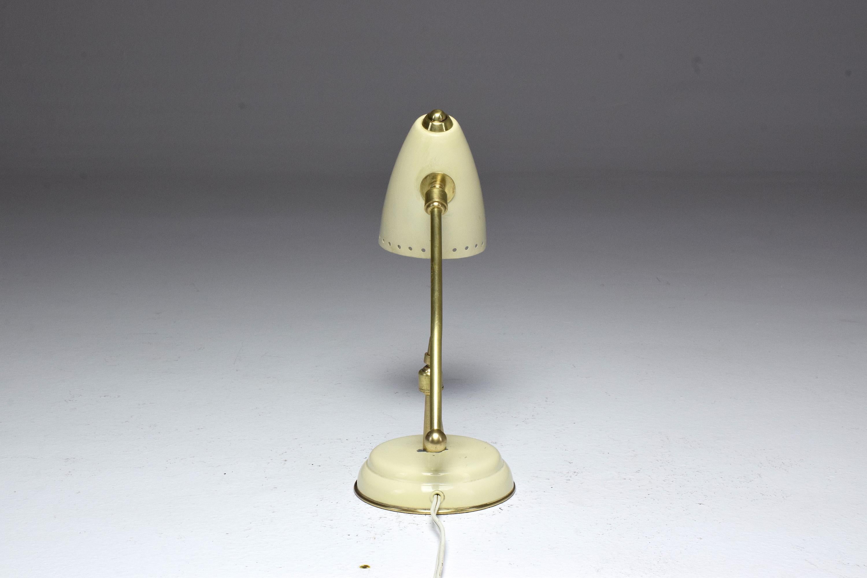 Italian Midcentury Arteluce Style Brass Lamp, 1950s 10