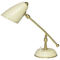 Italian Midcentury Arteluce Style Brass Lamp, 1950s