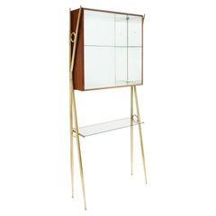Italian Mid-Century Bar Cabinet in the manner of Gio Ponti