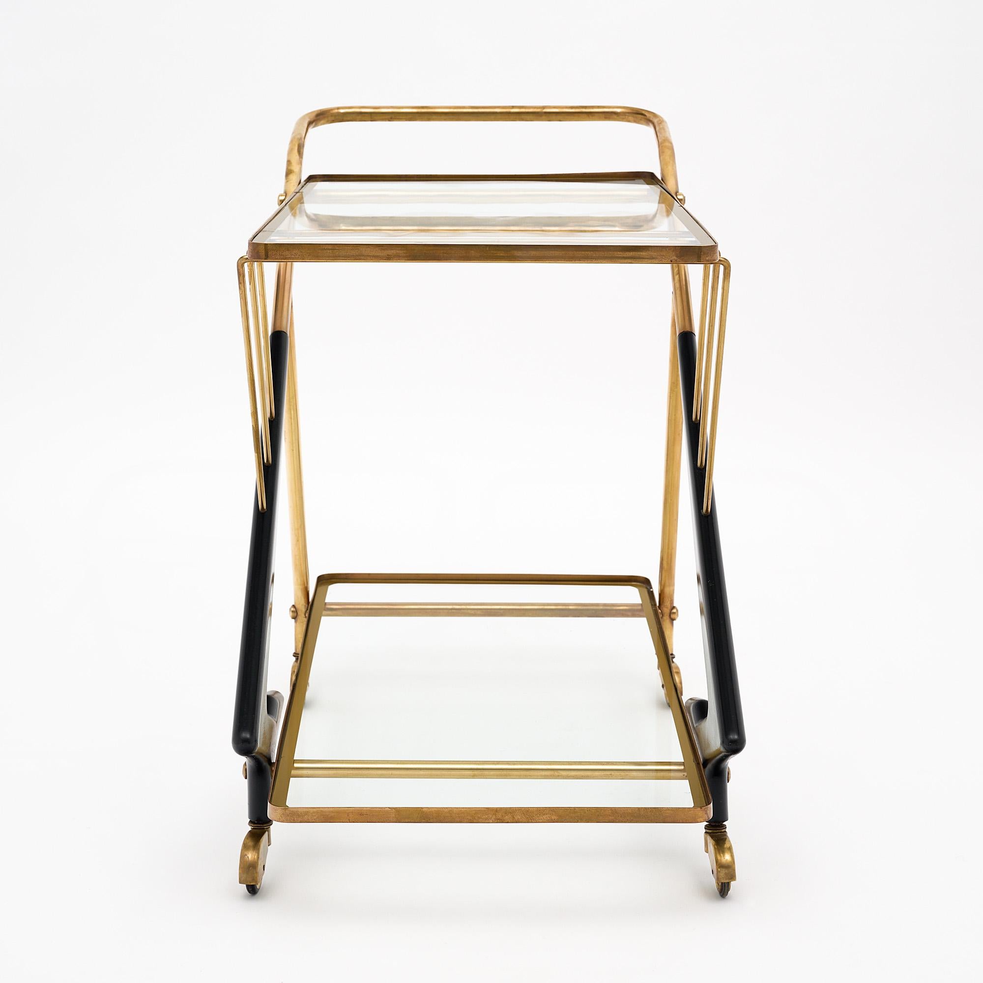 Italian Midcentury Bar Cart by Cesare Lacca 1