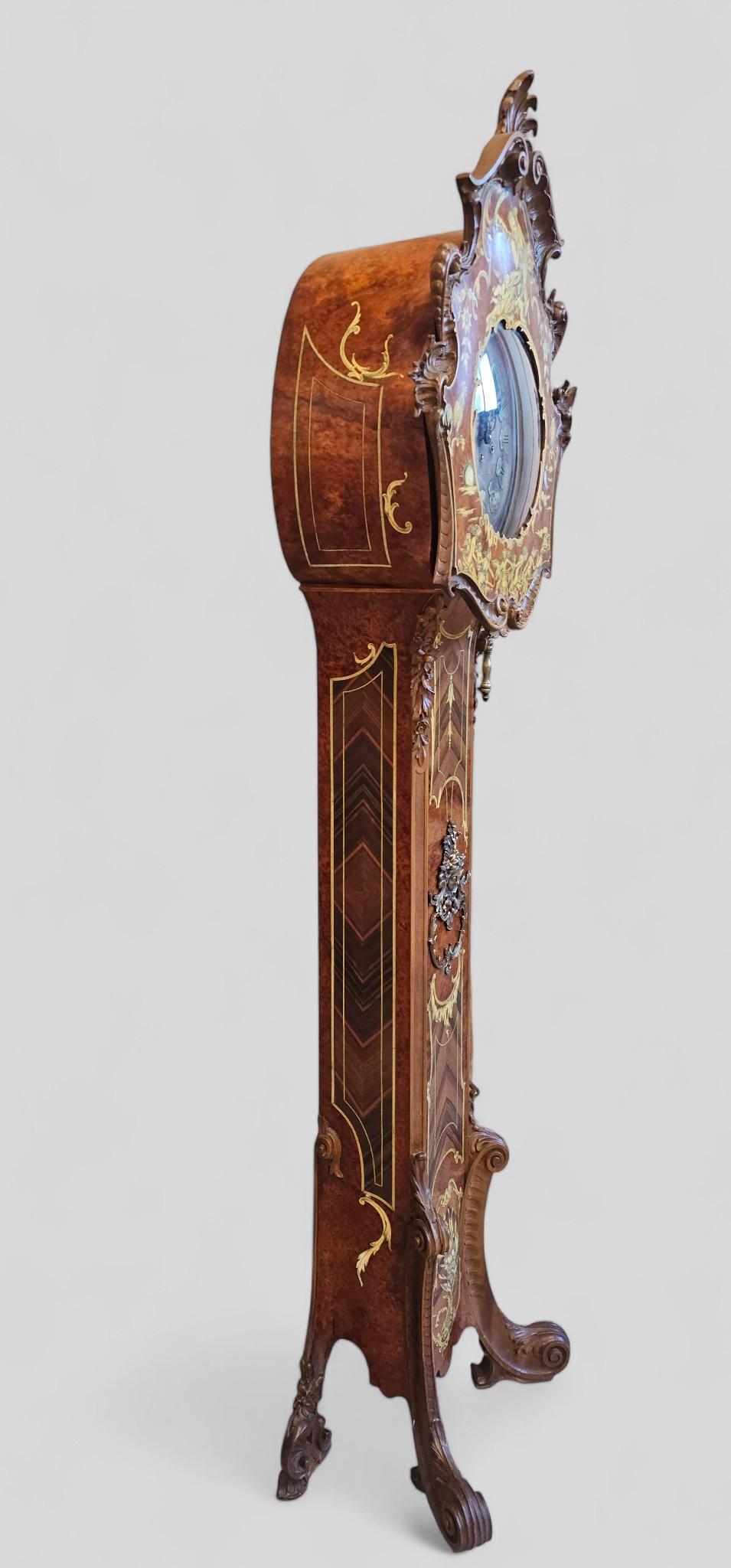 Italian Mid-Century Base Clock with Allegory of Time by Cornelio Ferrandi, 1964 For Sale 7