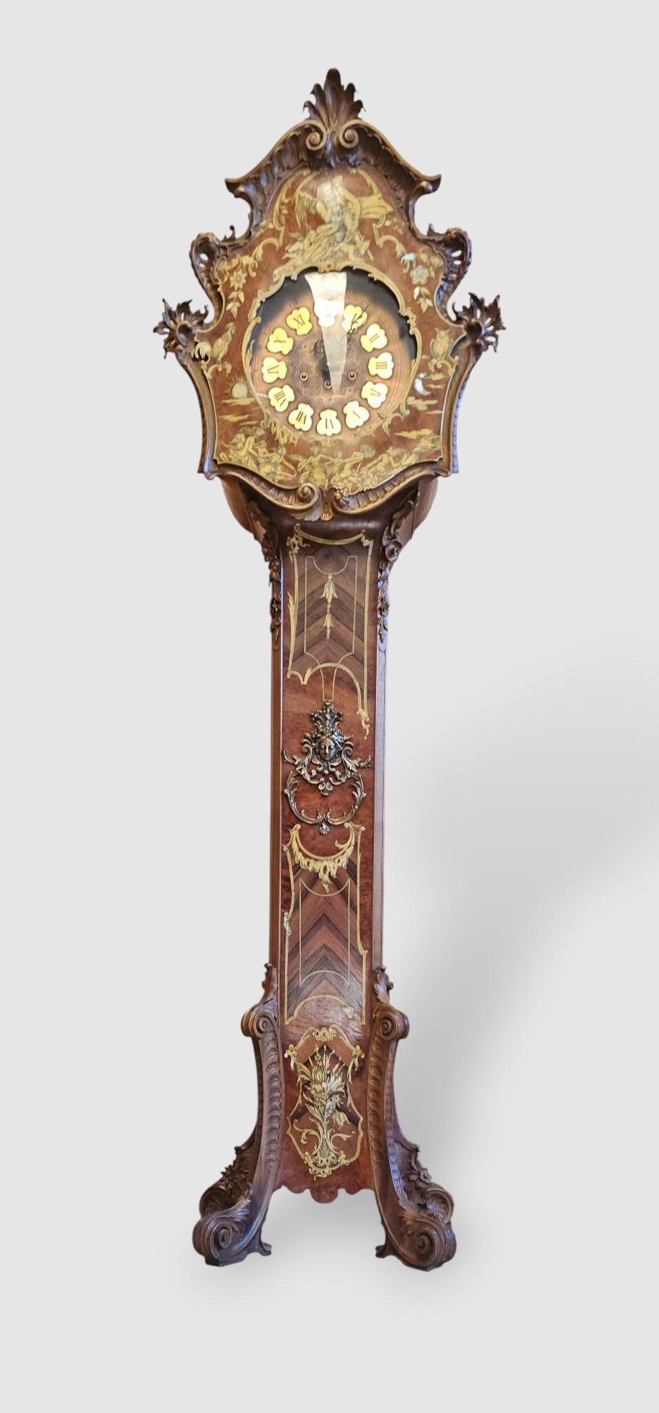 Italian Mid-Century Base Clock with Allegory of Time by Cornelio Ferrandi, 1964 For Sale 11