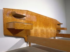 Italian Mid-Century Bed by Gio Ponti, Italy, 1950s