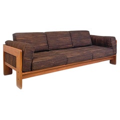 Italian Midcentury Beech & Cotton Bastiano Sofa by Tobia Scarpa for Gavina 1962