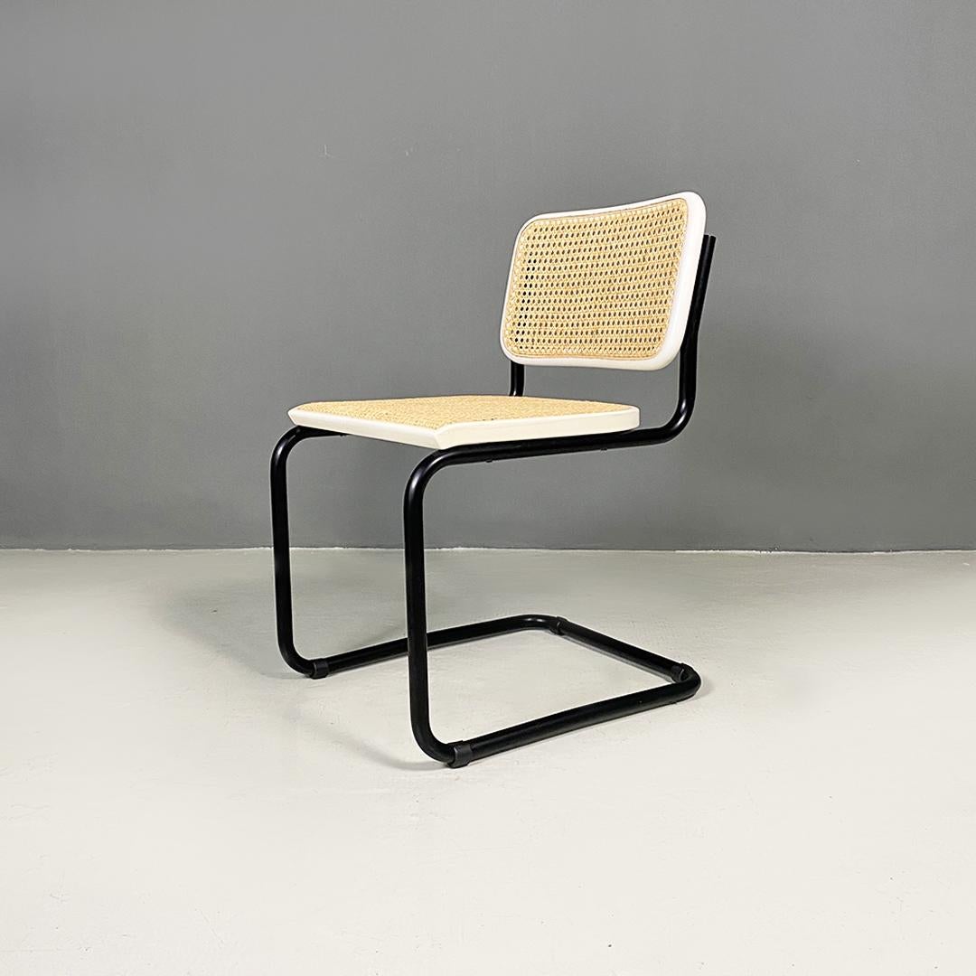 Italian Mid-Century Metal Beech Vienna Straw Cesca Chair Breuer for Gavina 1960 For Sale 4