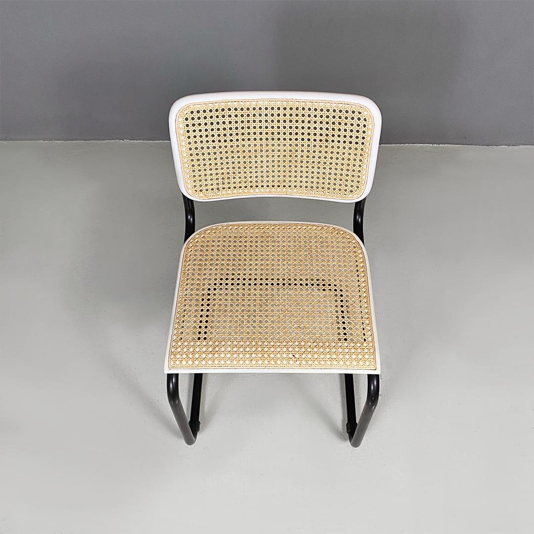 Mid-20th Century Italian Mid-Century Metal Beech Vienna Straw Cesca Chair Breuer for Gavina 1960 For Sale