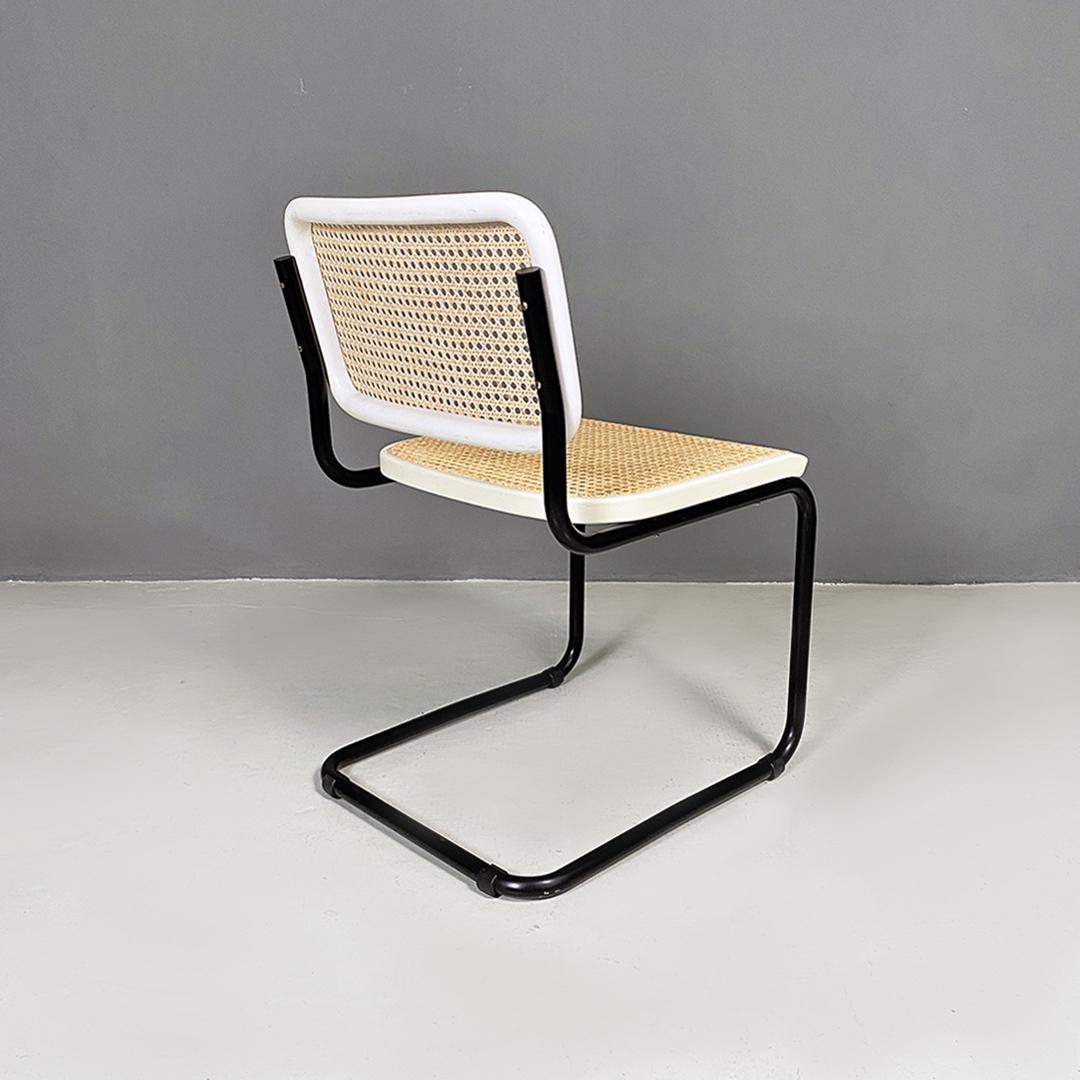 Italian Mid-Century Metal Beech Vienna Straw Cesca Chair Breuer for Gavina 1960 For Sale 1