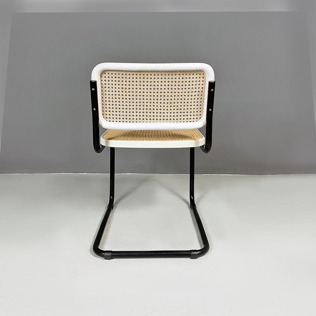 Italian Mid-Century Metal Beech Vienna Straw Cesca Chair Breuer for Gavina 1960 For Sale 2