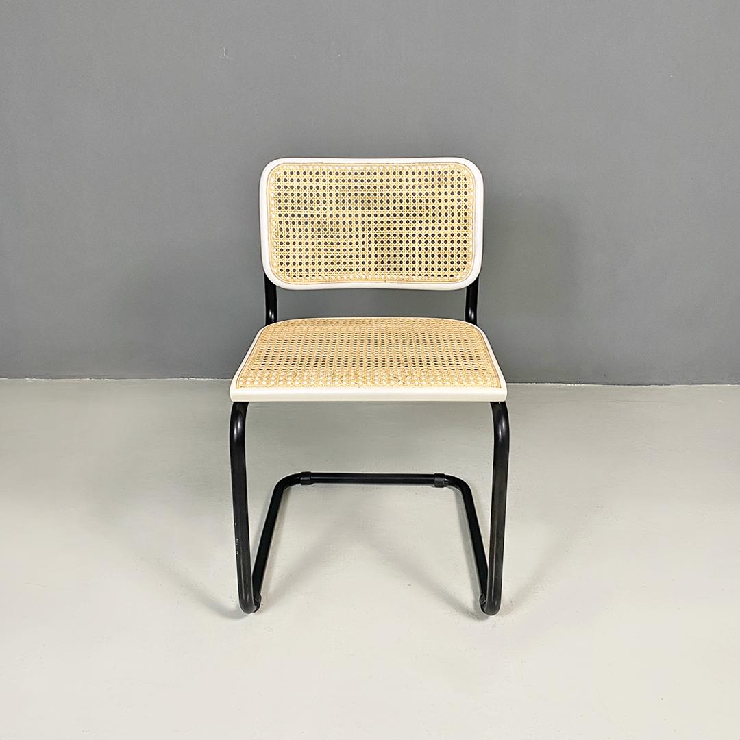 Italian Mid-Century Metal Beech Vienna Straw Cesca Chair Breuer for Gavina 1960 For Sale 3