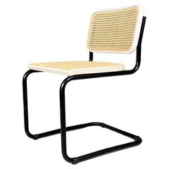 Italian Mid-Century Metal Beech Vienna Straw Cesca Chair Breuer for Gavina 1960