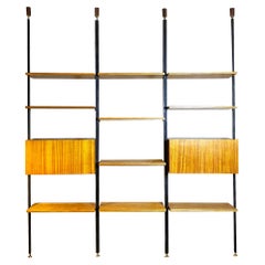 Italian Mid-Century Blond Teak Bookcase by Dino Fanciulli, Milano, 1960s