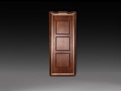 Italian Mid-Century Book-Form Wall Mirror in Walnut and Brass, Italy, 1950s