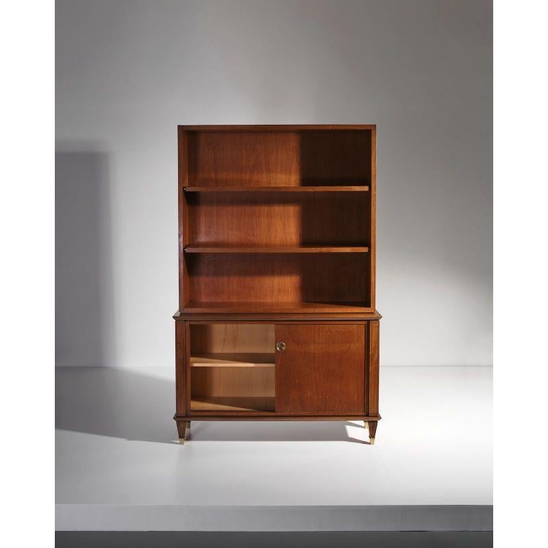 Mid-Century Modern Italian Mid-Century Bookcase in the manner of Paolo Buffa, c.1960s For Sale