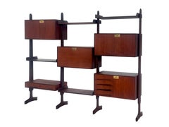 Italian Mid-Century Bookcase self-standing by Vittorio Dassi, 1950s