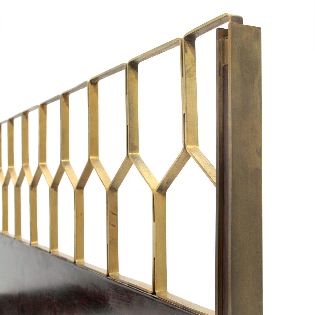 Italian Midcentury Brass Bed by Gianni Songia for Sormani, 1960s 3