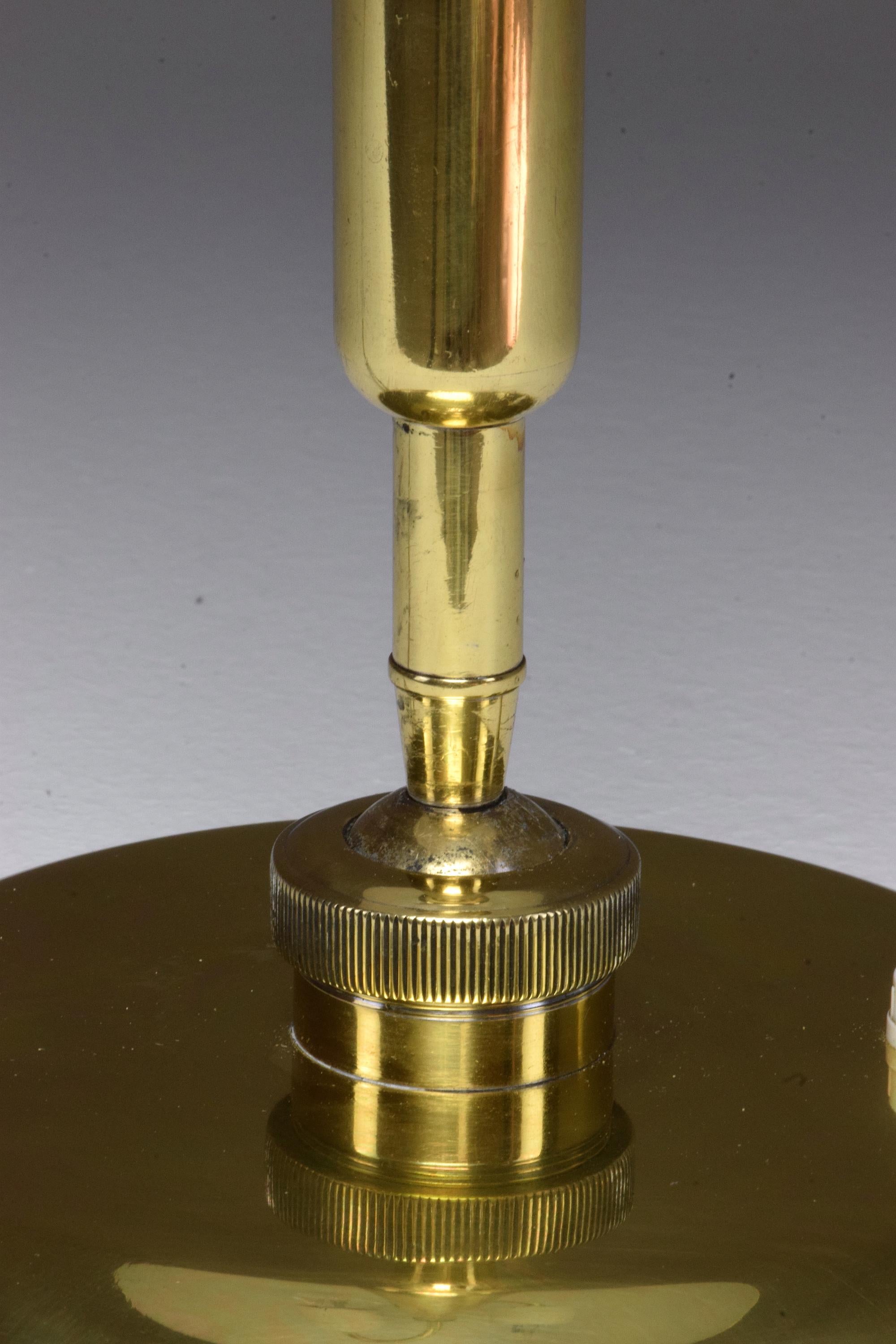Italian Midcentury Brass Lamp by Oscar Torlasco for Lumi, 1950s 9
