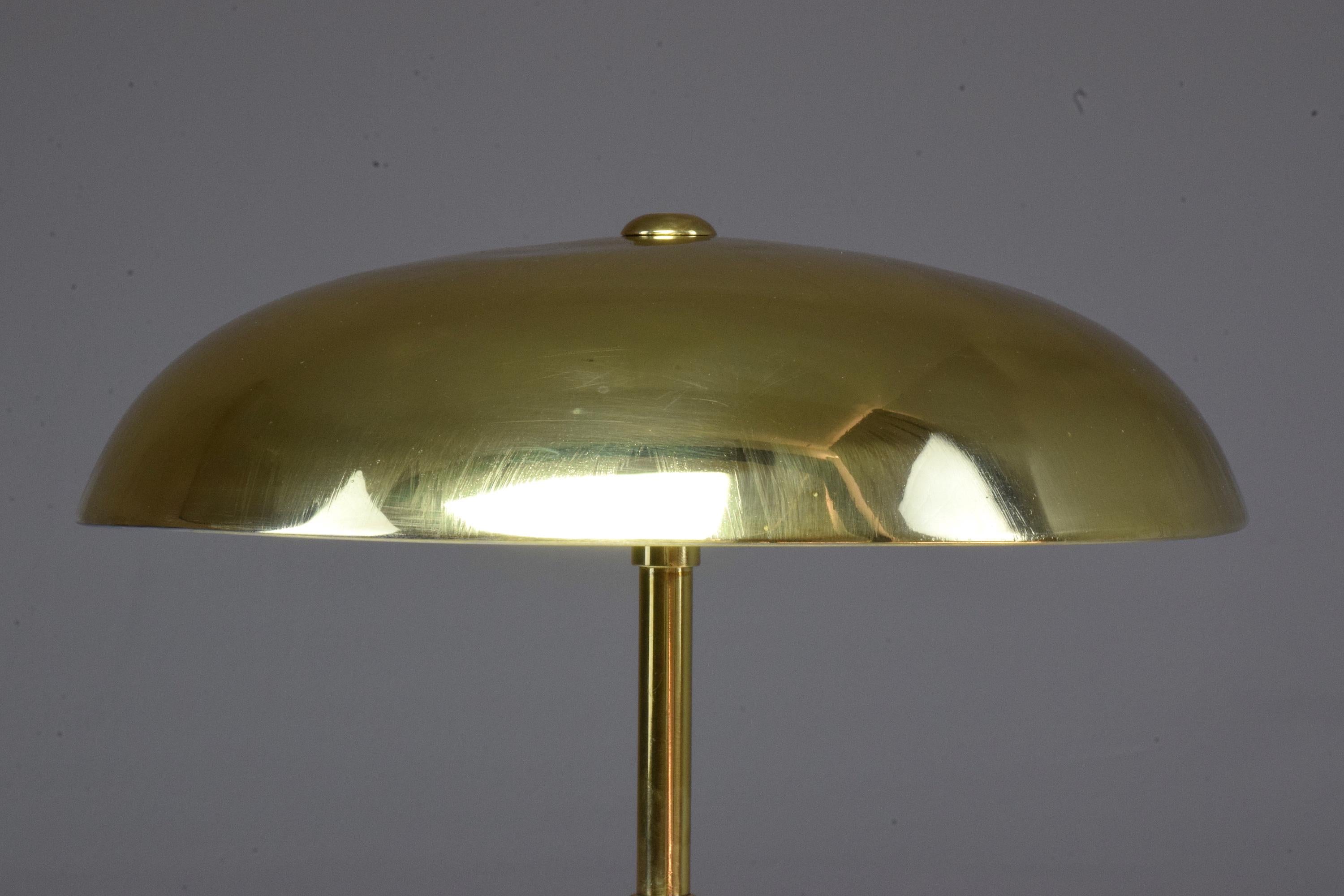 20th Century Italian Midcentury Brass Lamp by Oscar Torlasco for Lumi, 1950s