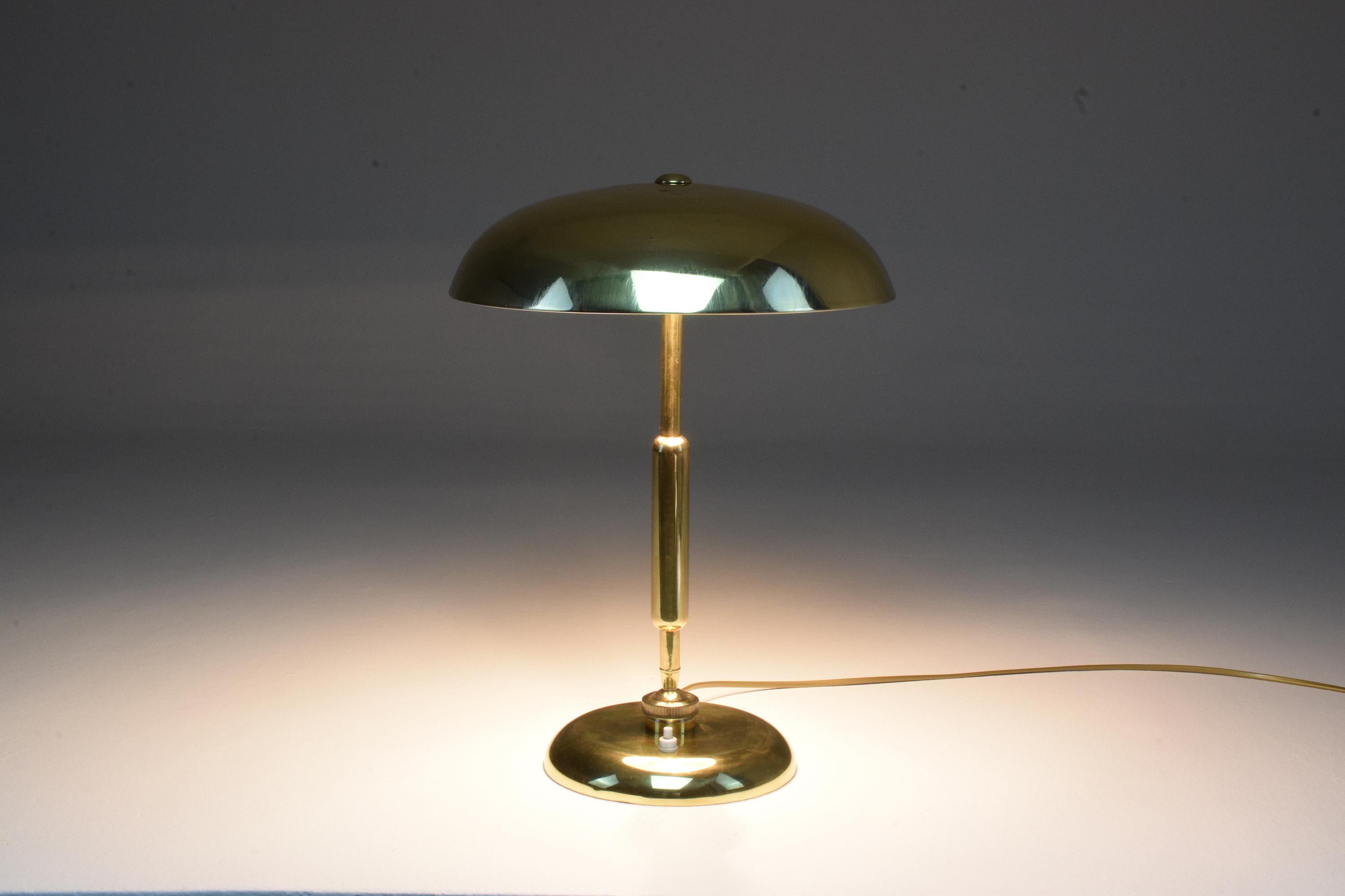 Italian Midcentury Brass Lamp by Oscar Torlasco for Lumi, 1950s 5