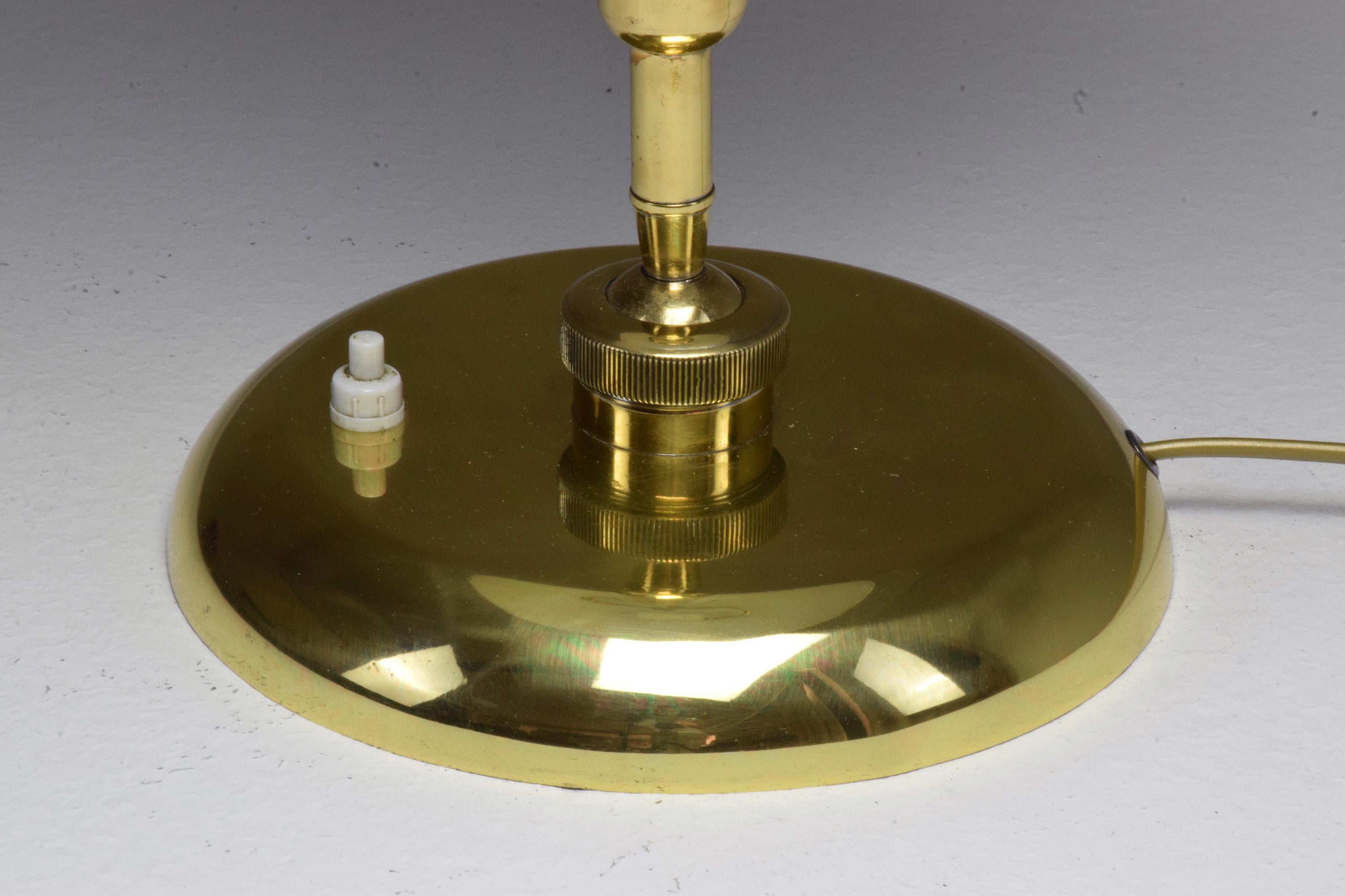 Mid-Century Modern Italian Midcentury Brass Lamp by Oscar Torlasco for Lumi, 1950s