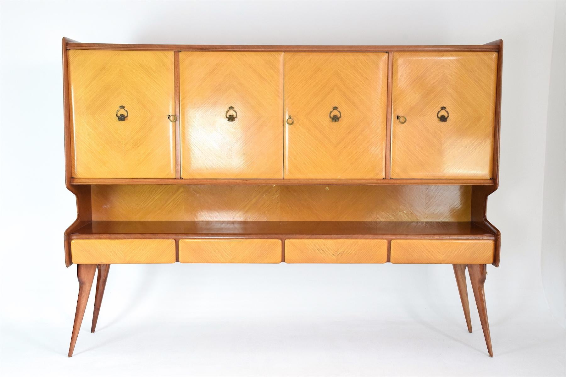 Italian Midcentury Buffet or Credenza in the Manner of Ico Parisi, 1950s 6