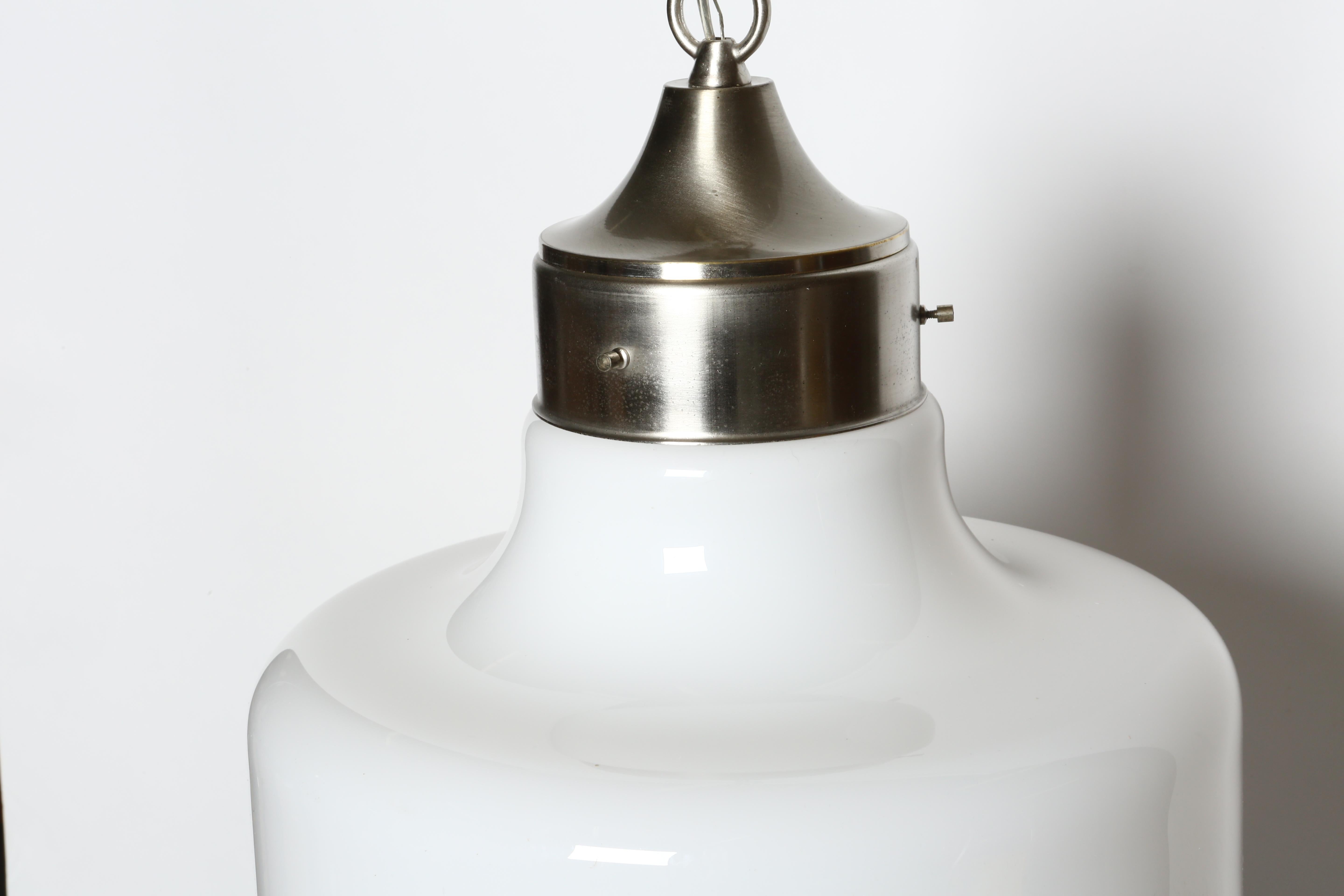 Plafonnier italien du milieu du siècle Large en vente 4