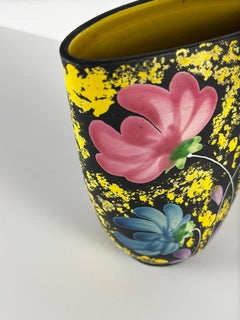 Vaso in ceramica della metà del secolo scorso di Alvino Bagni per Raymor, anni '60