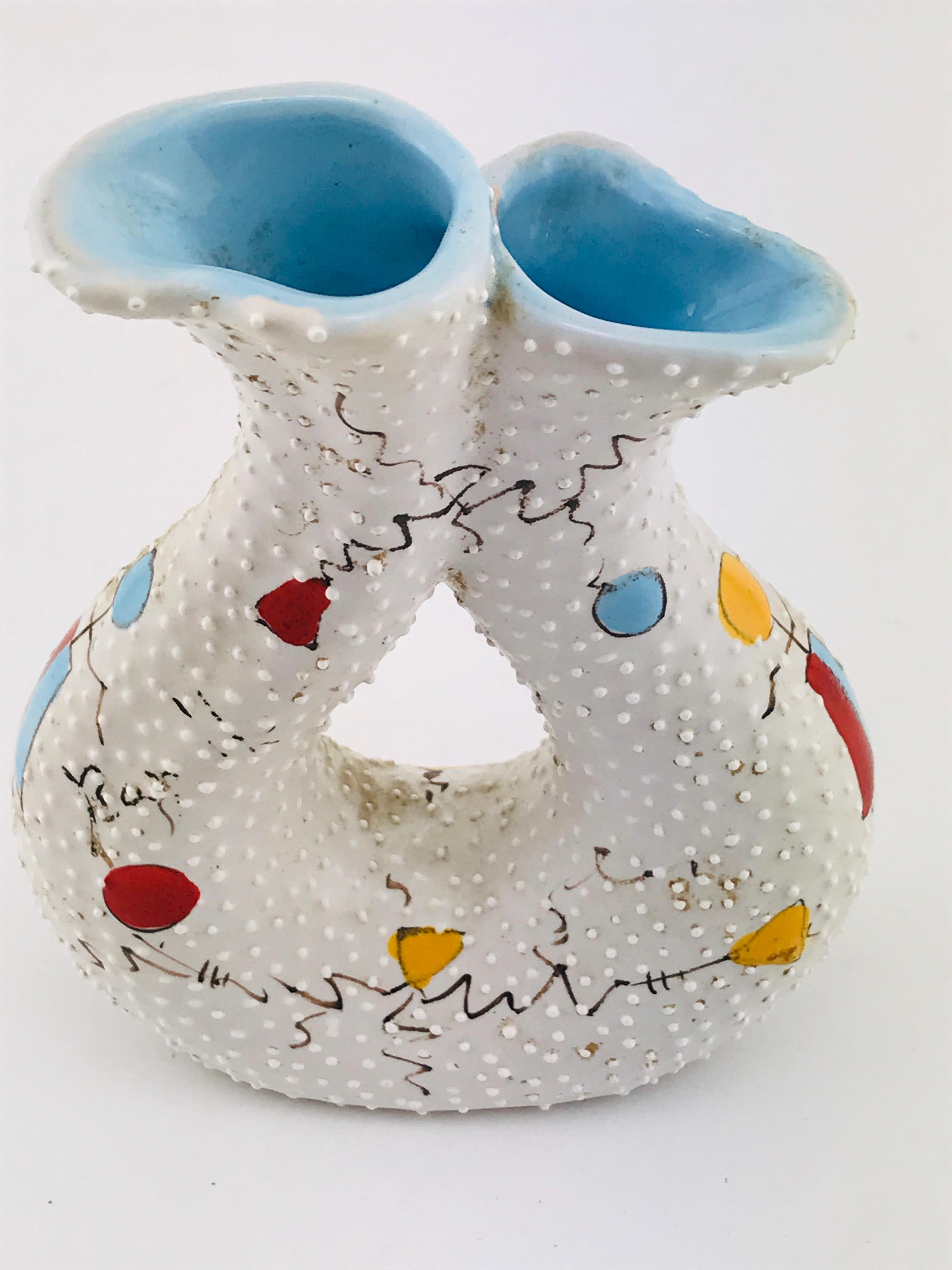 Italian Midcentury Ceramic Vase by Gualdo Dolci, 1950s For Sale 6