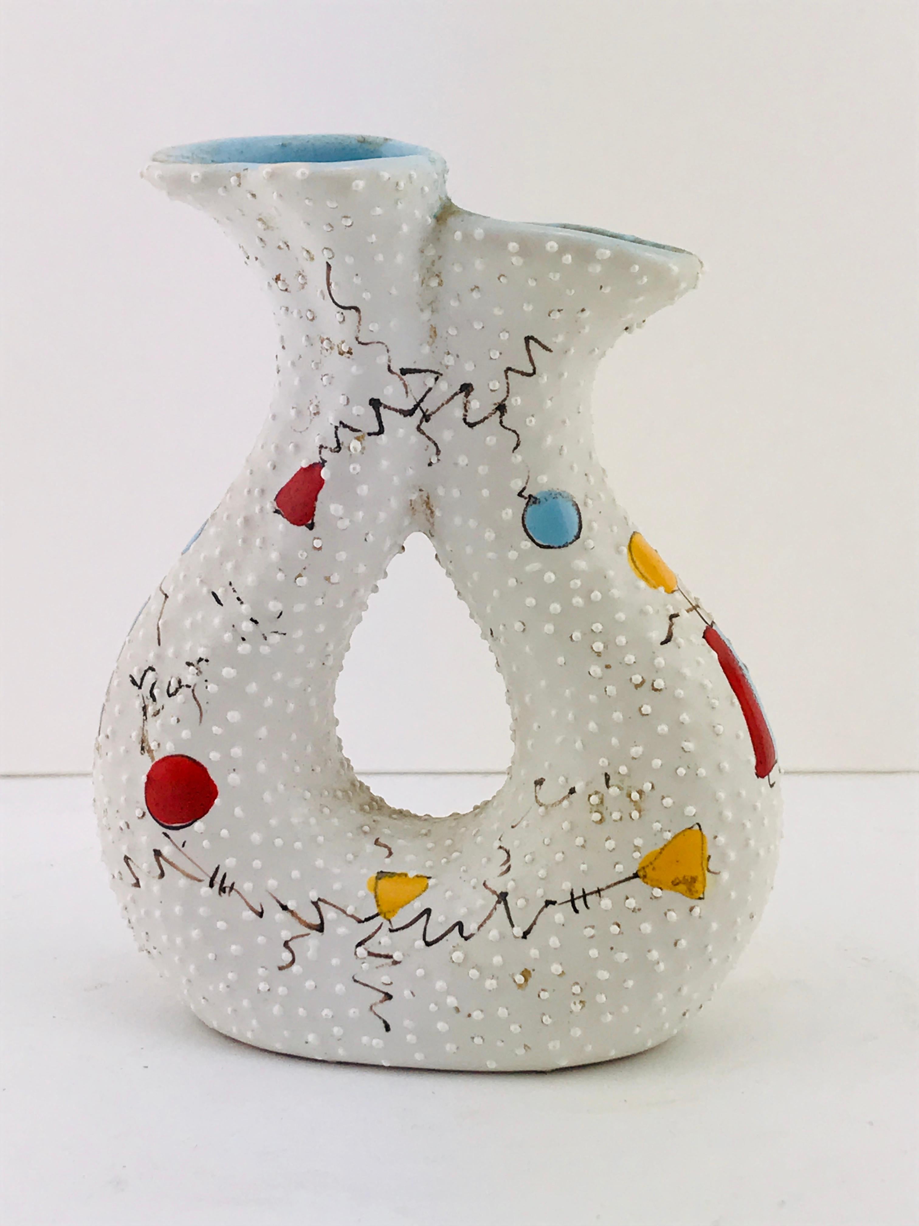 Italian Midcentury Ceramic Vase by Gualdo Dolci, 1950s For Sale 3