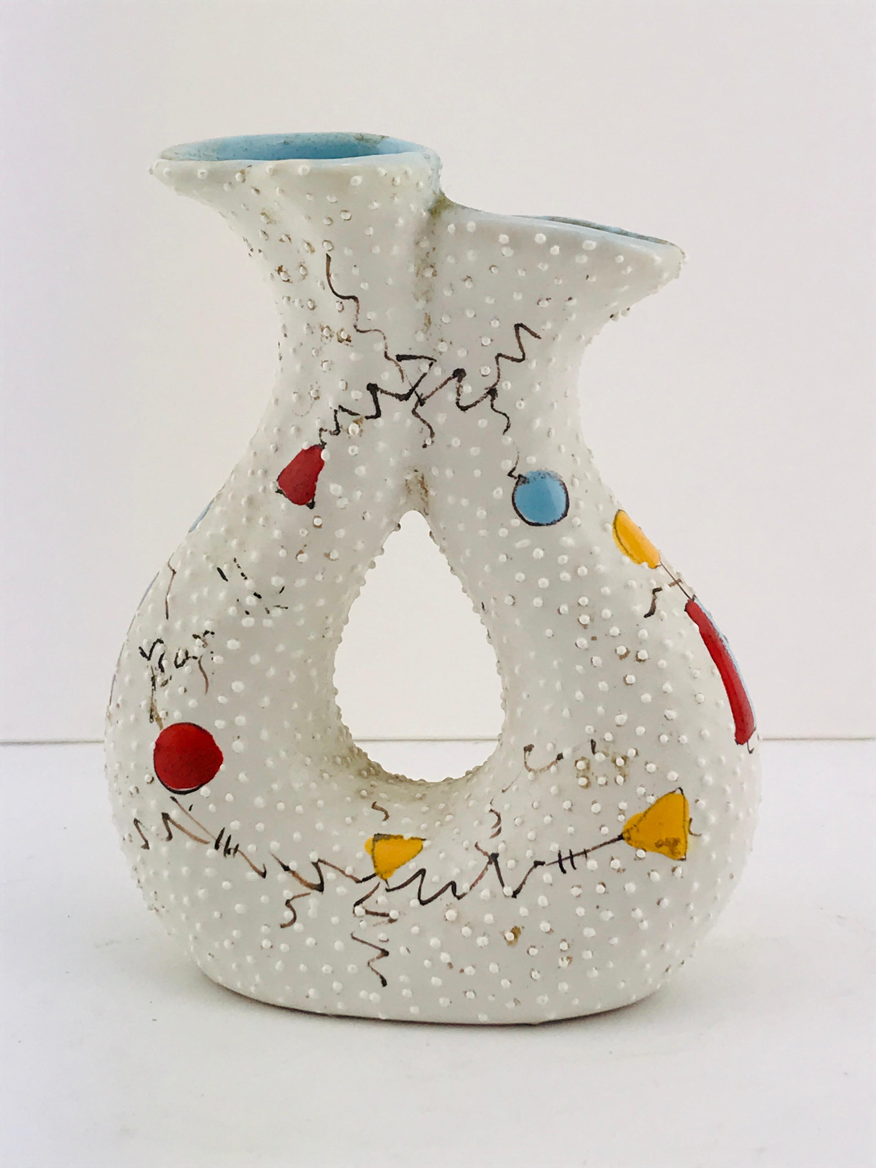 Italian Midcentury Ceramic Vase by Gualdo Dolci, 1950s For Sale 4