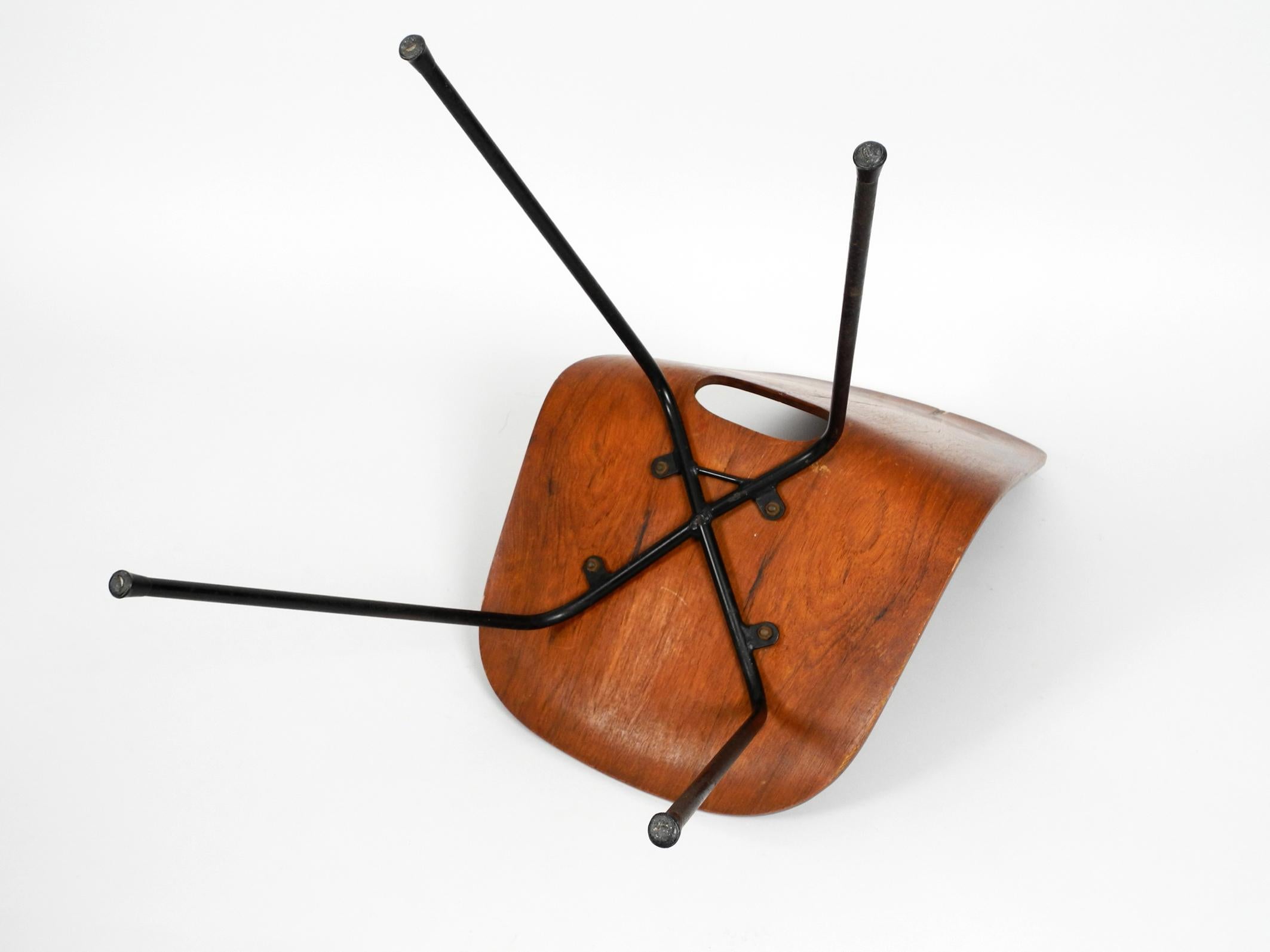 Italian Midcentury Chair by Vittorio Nobili Made of Plywood with Teak Veneer 2