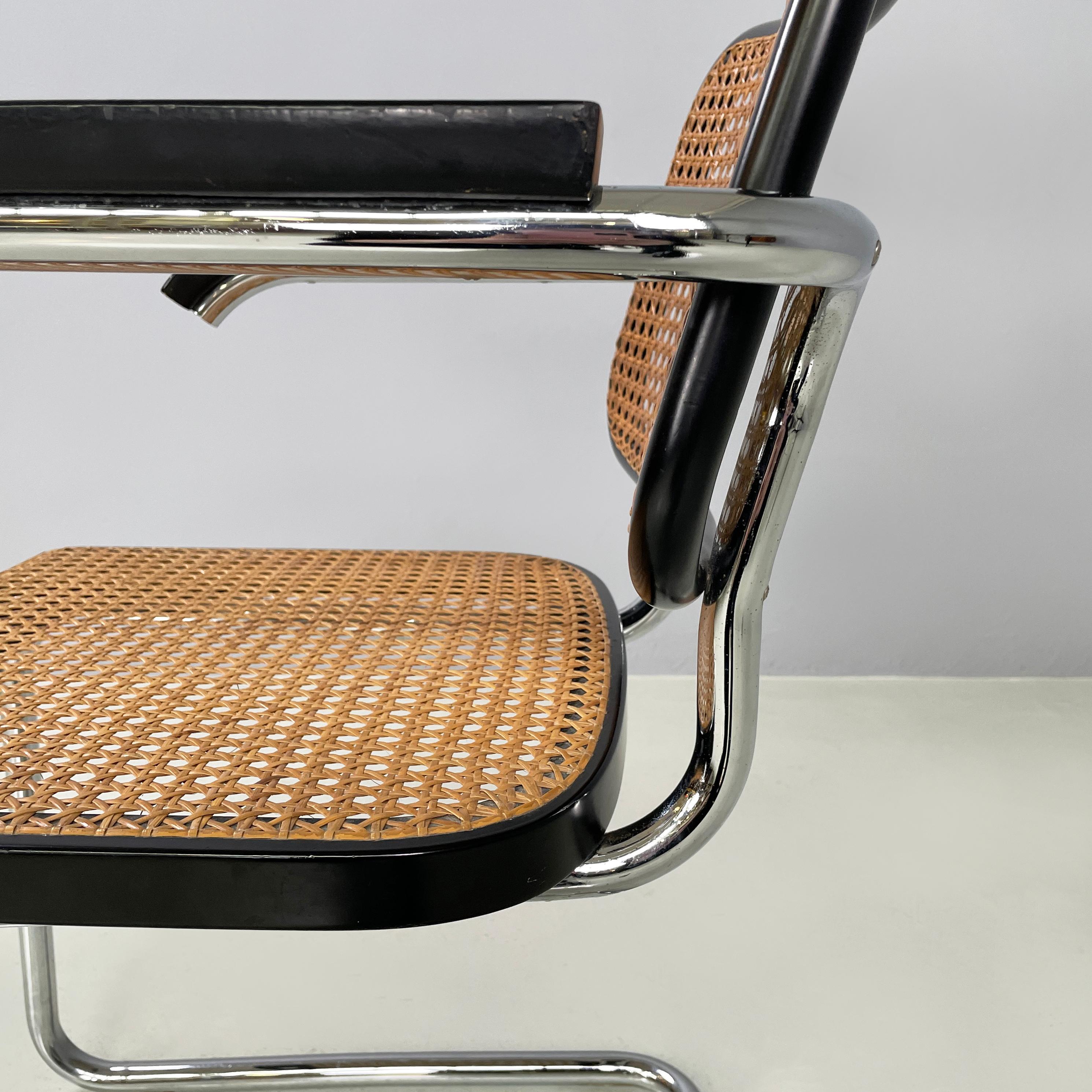 Italian mid-century Chair with armrests Cesca by Marcel Breuer for Gavina, 1960s 6