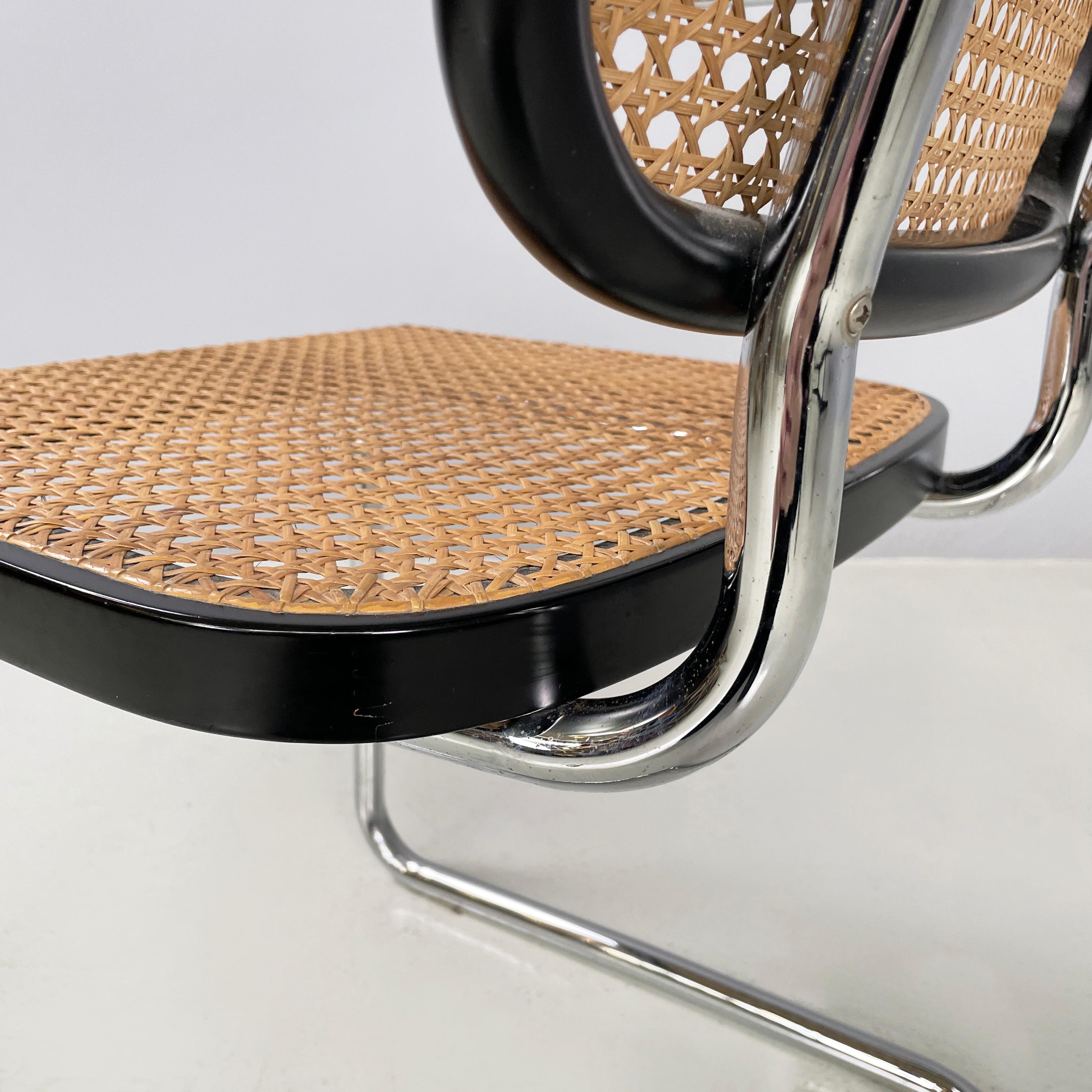 Italian mid-century Chair with armrests Cesca by Marcel Breuer for Gavina, 1960s 7