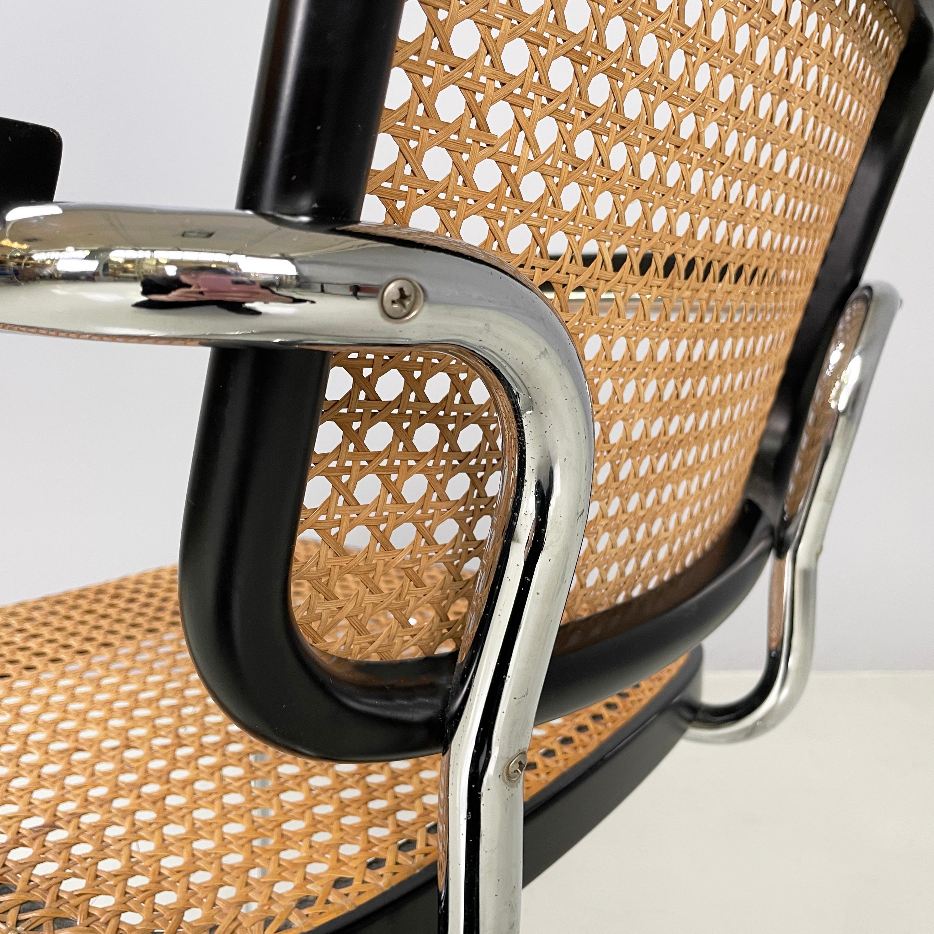 Italian mid-century Chair with armrests Cesca by Marcel Breuer for Gavina, 1960s 8