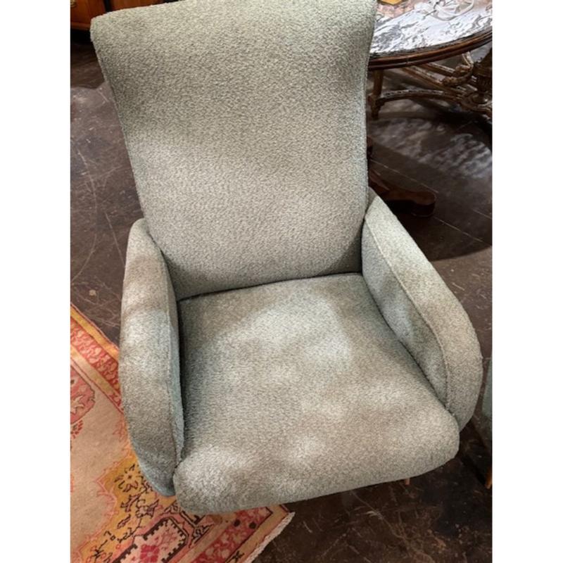 Textile Italian Mid Century Chairs after Marco Zanuso For Sale