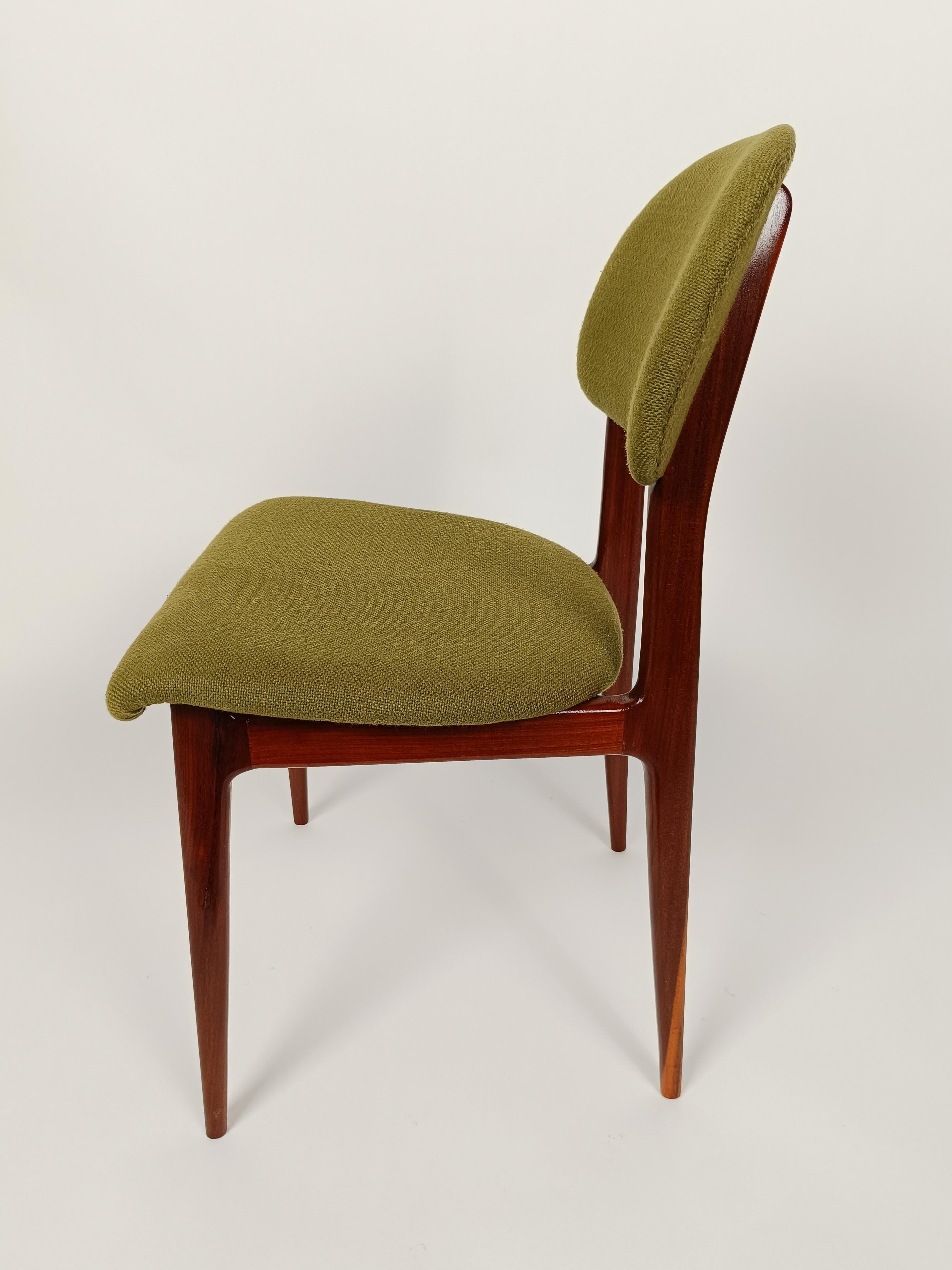 Italian Midcentury Chairs Attributed to Carlo Hauner and Martin Eisler, 1960s For Sale 3