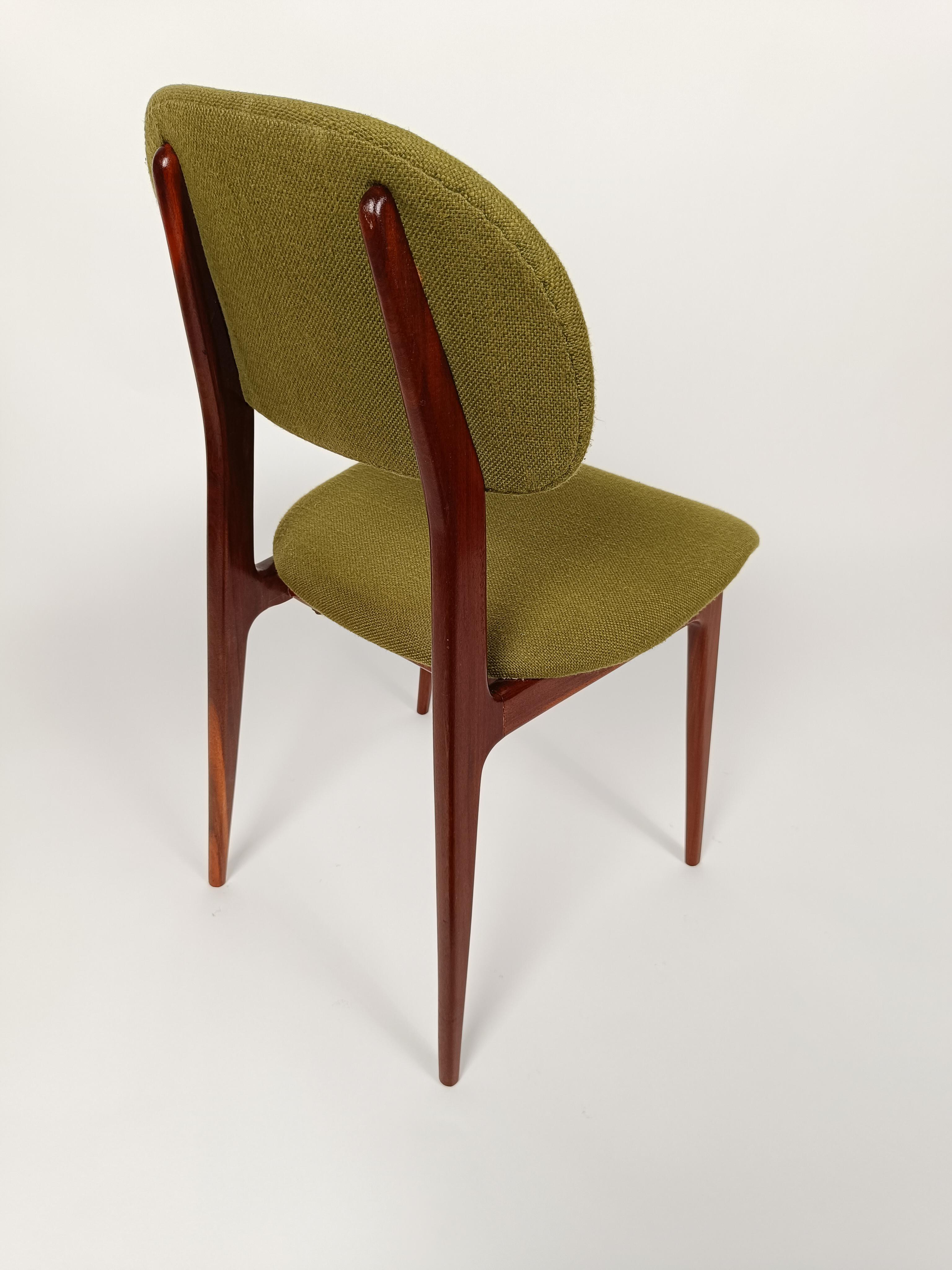 Italian Midcentury Chairs Attributed to Carlo Hauner and Martin Eisler, 1960s For Sale 6