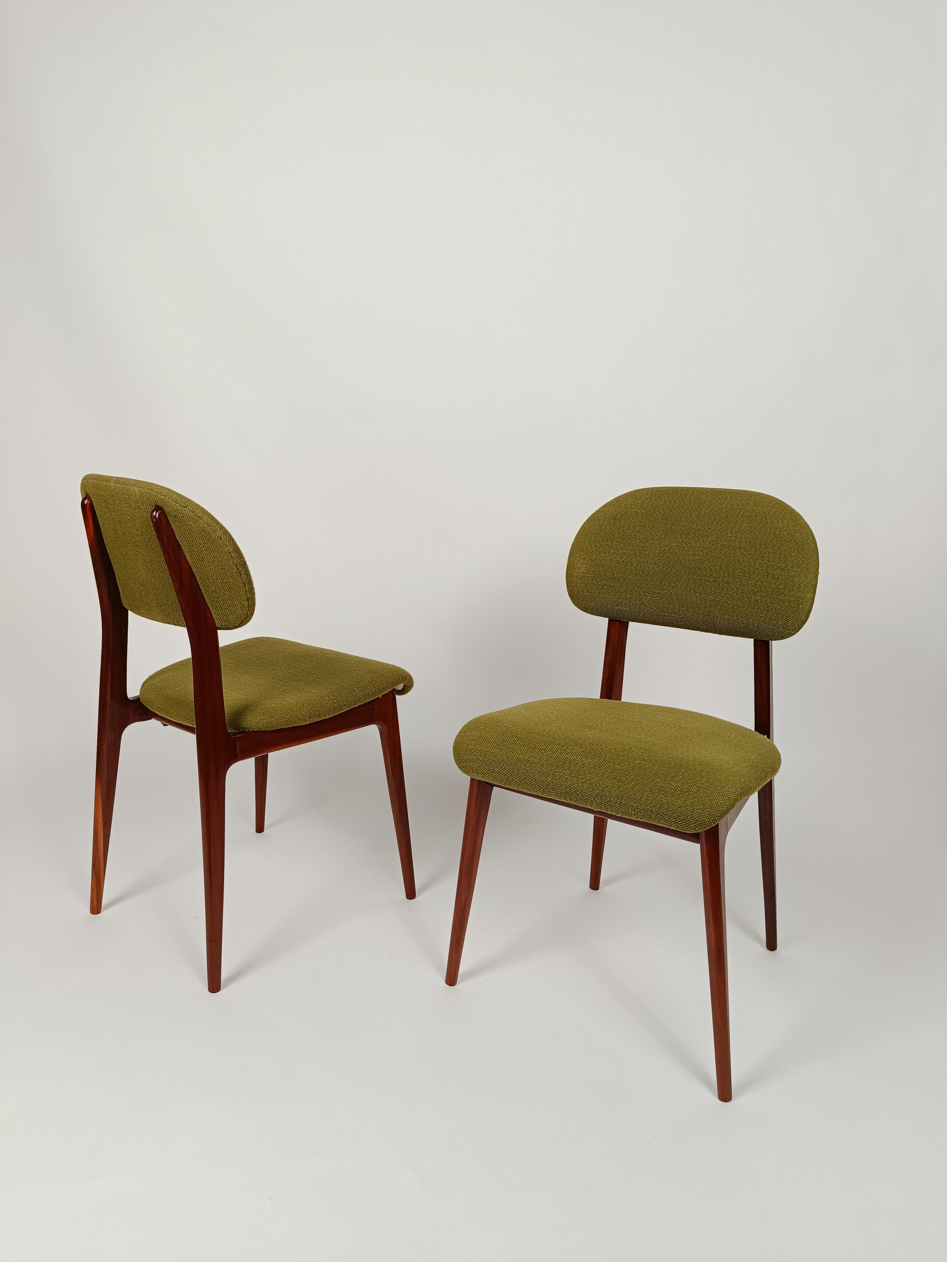 Italian Midcentury Chairs Attributed to Carlo Hauner and Martin Eisler, 1960s For Sale 8