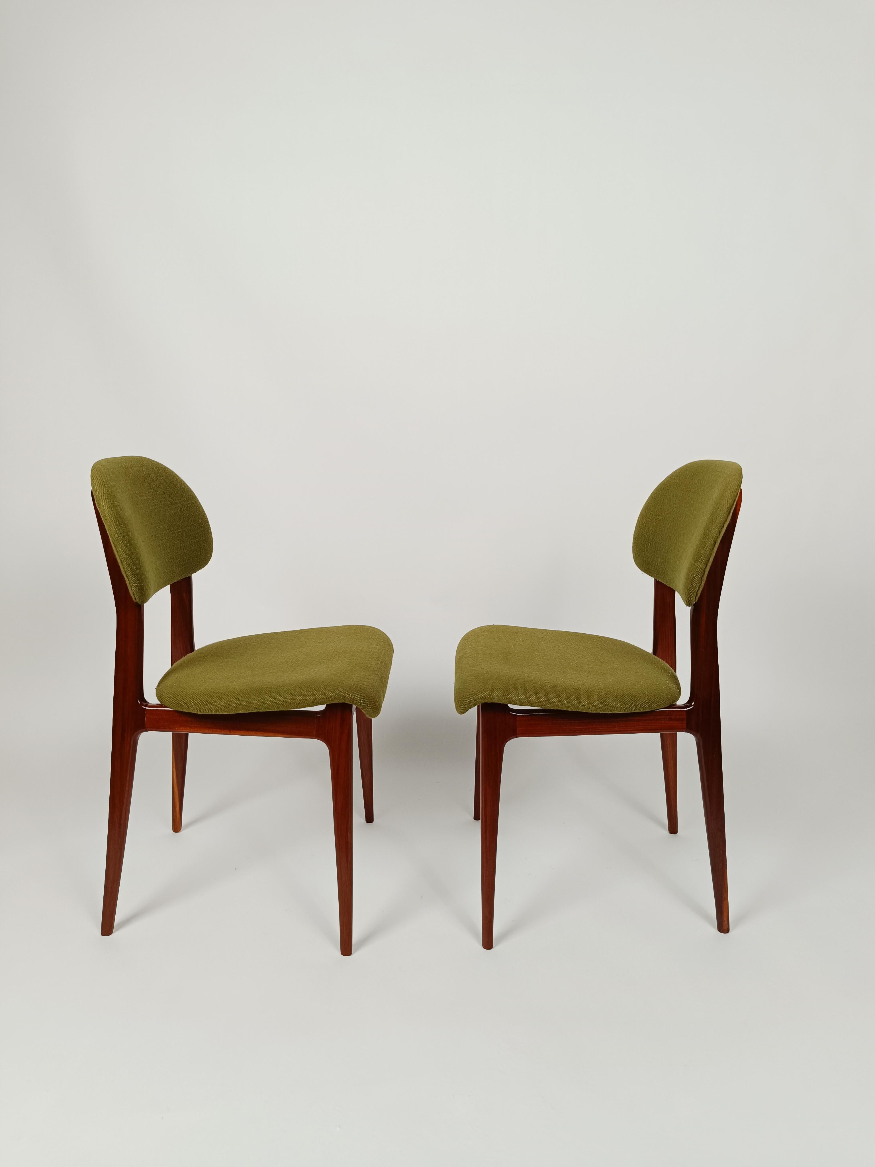 Italian Midcentury Chairs Attributed to Carlo Hauner and Martin Eisler, 1960s For Sale 9