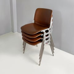 Italian mid-century Chairs DSC by Giancarlo Piretti for Anonima Castelli, 1970s