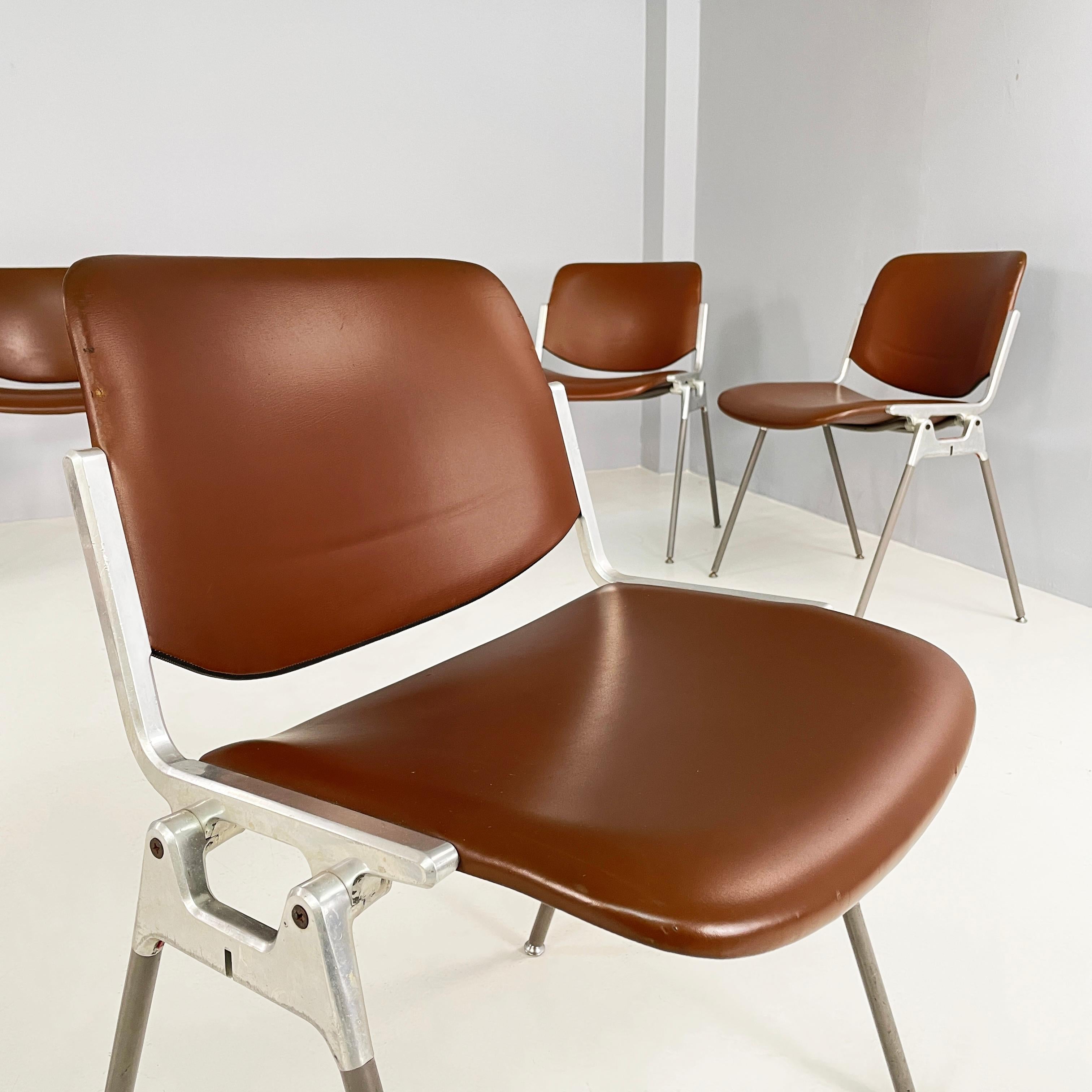 Italian mid-century Chairs DSC by Giancarlo Piretti for Anonima Castelli, 1970s 2