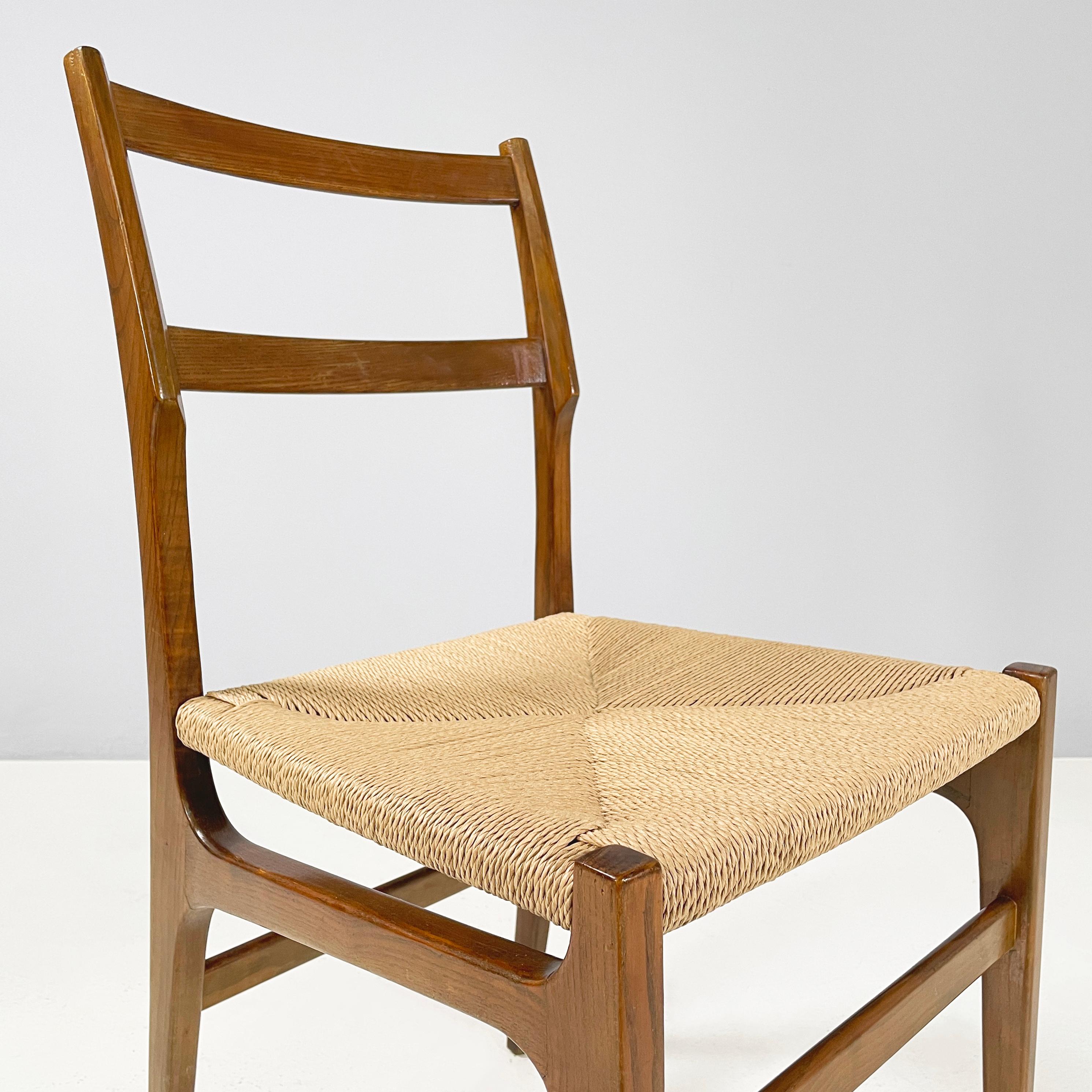 Italian mid-century Chairs Parco dei Principi hotel by Gio Ponti Cassina, 1960s For Sale 4