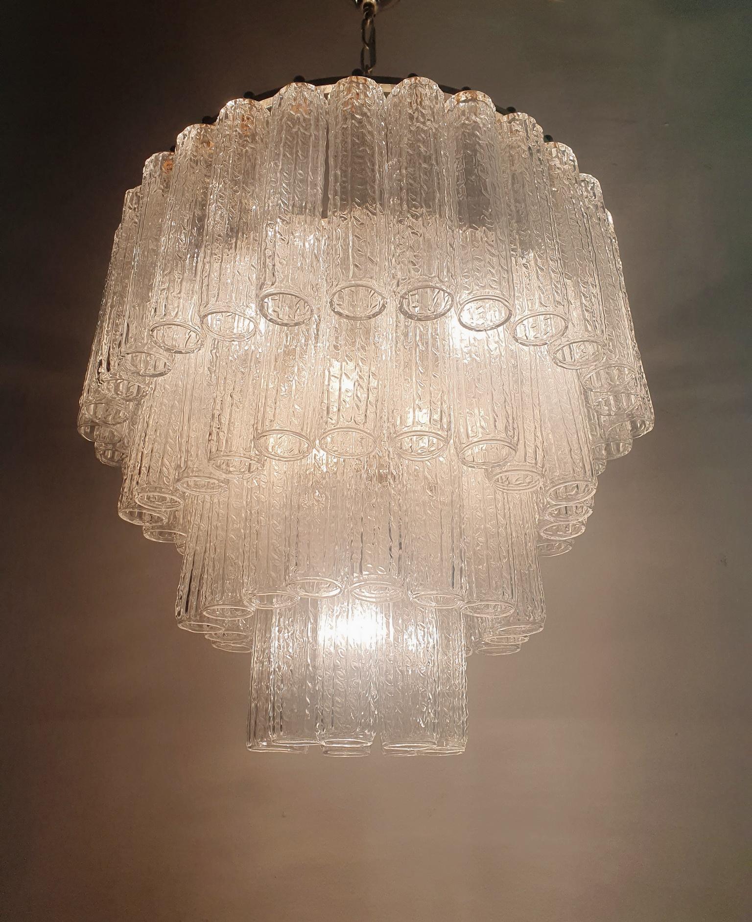 Murano Glass Italian Mid Century Chandelier circa 1965 For Sale