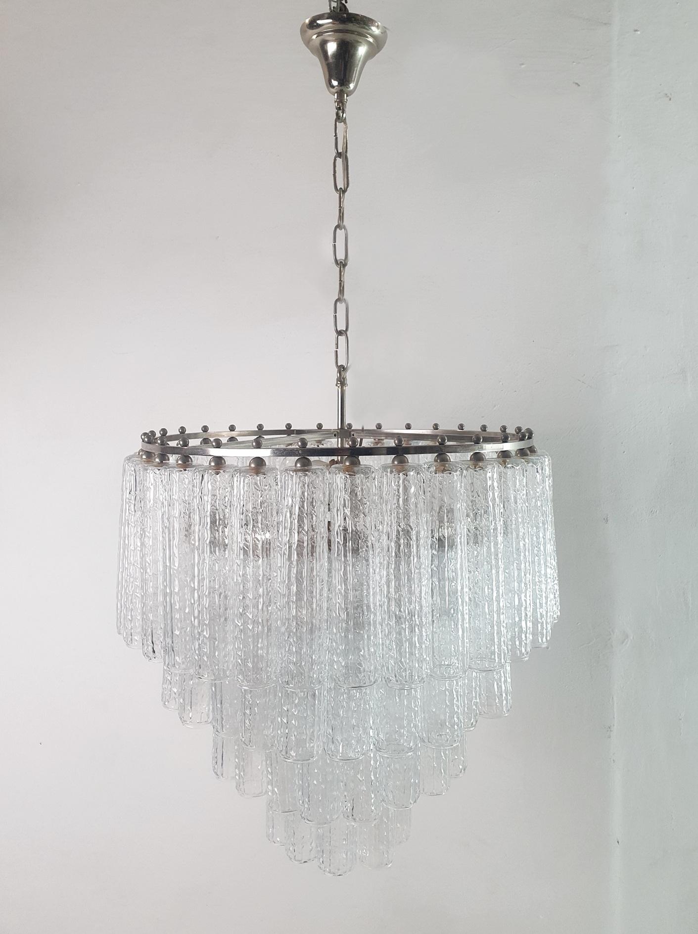 Italian Mid Century Chandelier circa 1965 For Sale 3