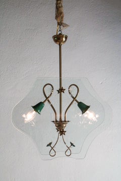 Italian Mid-Century Chandelier by Pietro Chiesa for Fontana Arte, 1940s